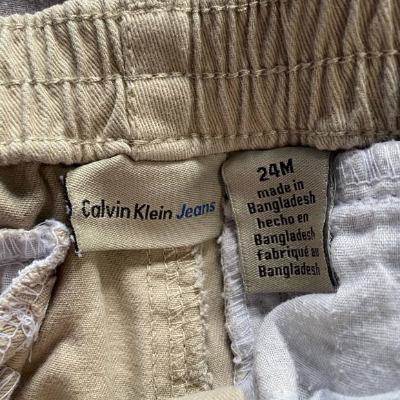 🐠2/$10🐠 Baby boys CK khaki shorts 🩳 - Picture 3 of 3